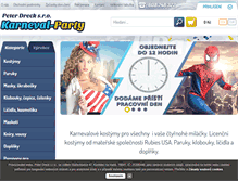 Tablet Screenshot of karneval-party.cz